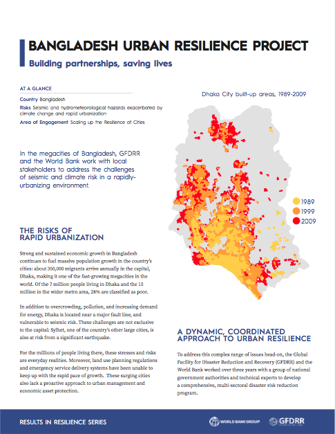 Results In Resilience: Bangladesh Urban Resilience Project | GFDRR